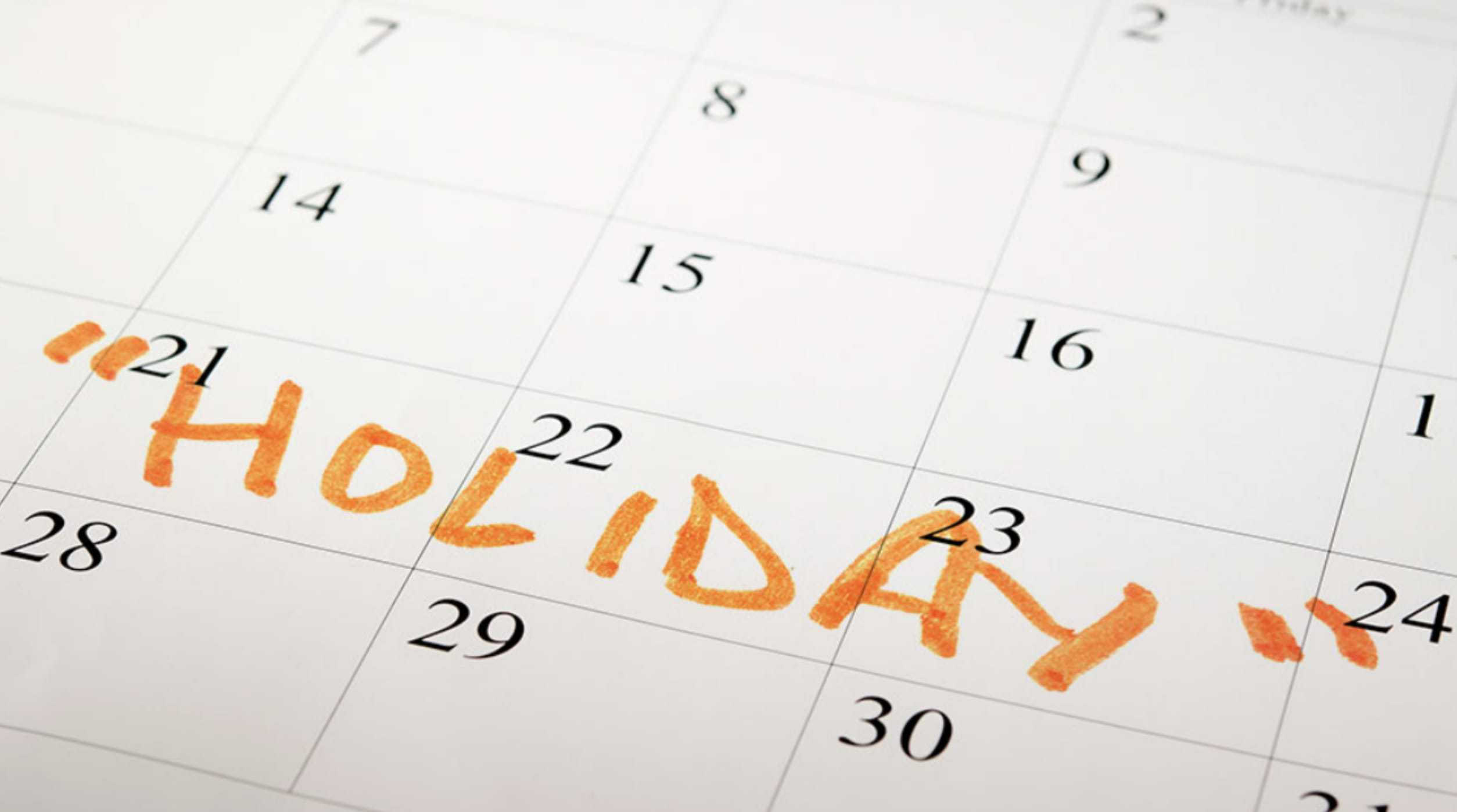 Great News Announced Today Regarding Proposed Changes to Holiday Pay